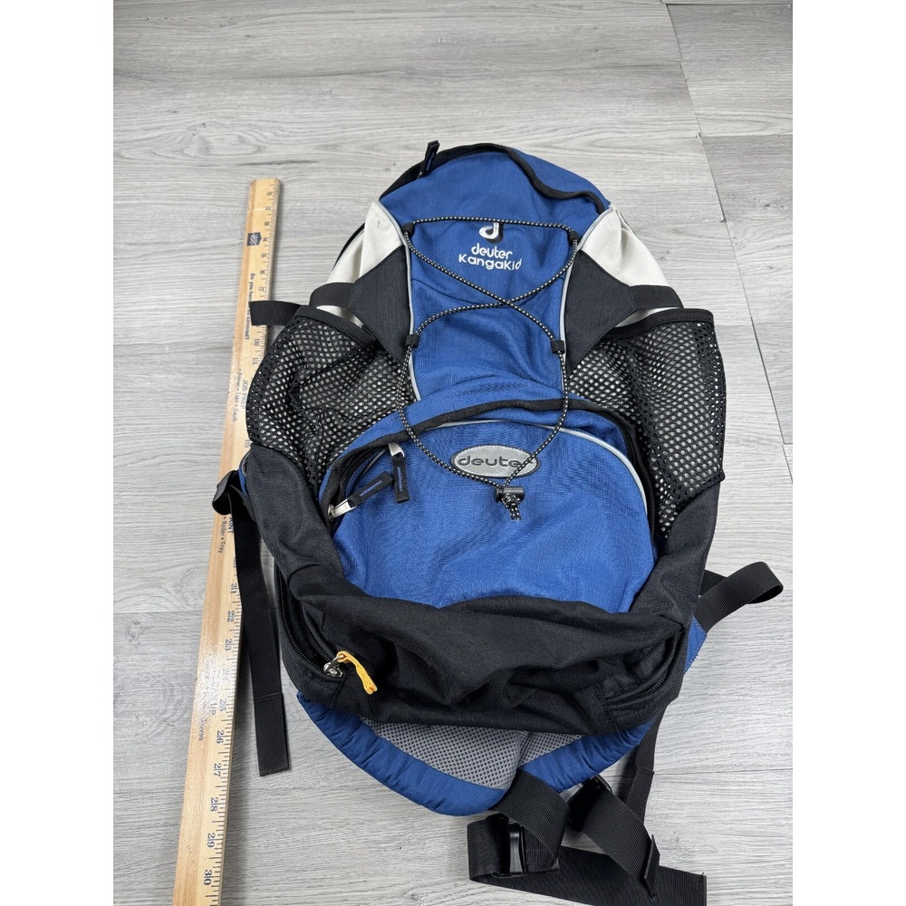 Deuter KangaKid Baby Child Carrier Backpack System Lumbar Hiking Blue Black - Picture 3 of 11